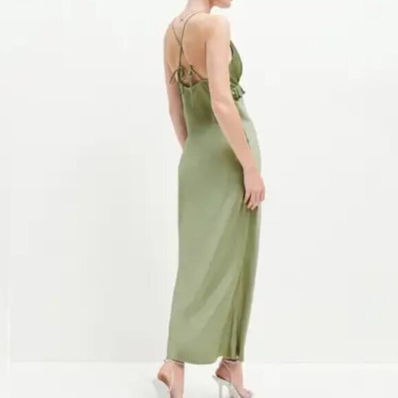 Reformation Madrigal Satin Maxi Dress - Picture 3 of 9